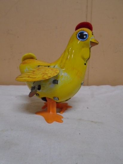 Metal Wind Up Chicken Toy