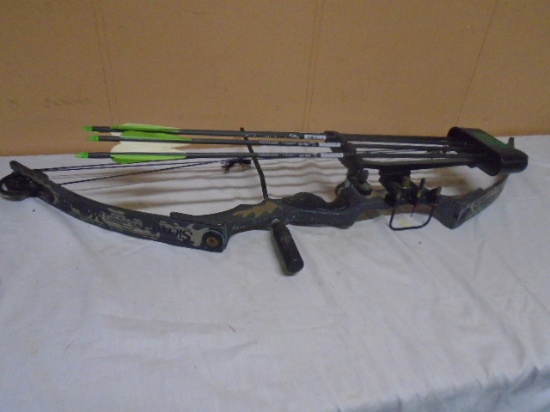 Sierra Magnum 55-65lb Compound Bow w/ Quiver and Arrows