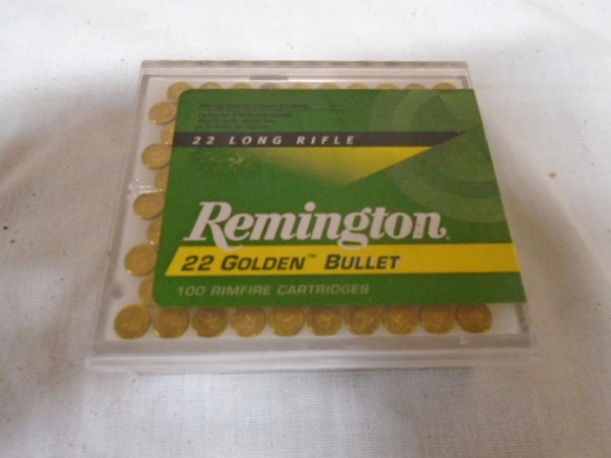 Remington 22 Golden 100 Round 22LR Rimfire Cartridges