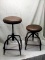 Matching Spin Down Height Bar Stools