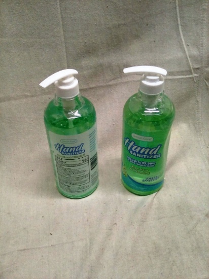 Two big bottles of Smart Care Hand Sanitizer