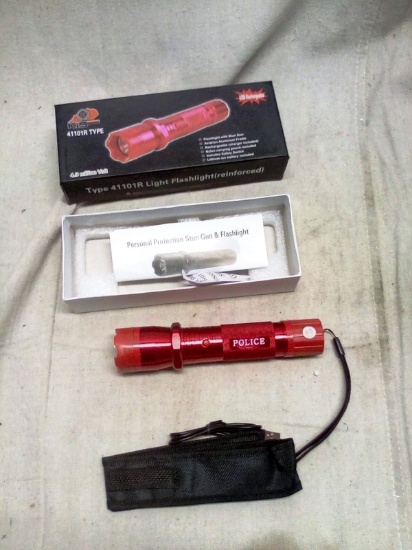 Red Stun Gun Flashlight