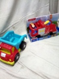 Pair of Toy Trucks