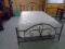Beautiful Metal Queen Size Bed Complete w/Head and Footboard and Denver Doctor's Choice Mattress Set