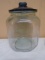 Glass 5 Cent Salted Peanut Jar