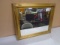 Pier 1 Gold Framed Wall Mirror