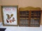 (2) Wooden Glass Front Shadow Boxes