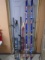 2 Pair of Snowskis w/ Poles and Roof Top Carrier