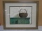 Pauline Eble Campanelli Framed and Matted Print (Basket)