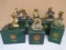 6 Boyd's Bearstone Figurines w/Boxes