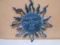 Cast Aluminum Sun Face Wall Décor Piece