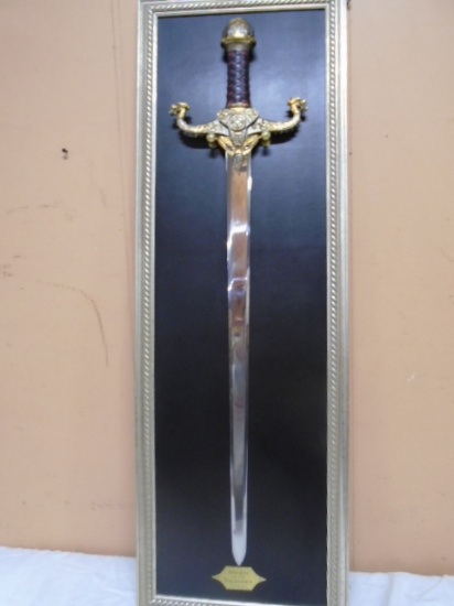 Sword of the Valkyries by Julie Bell on Wall Display