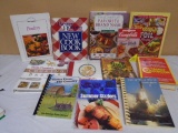 Large Group of Cookbooks