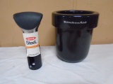 Kitchenaid Utensil Holder and OXO Wine Bottle Opener