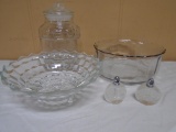 4 Pc. Group of Glassware