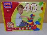 Mega Bloks 40 Pc. Building Block Set