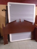 Full Size Bed w/Headboard-Frame and Boxsprings-No Mattress