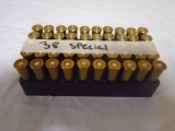 50 Round Box of .38 Special Bullets