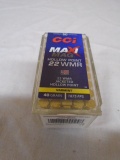 50 Round Box of CC1 Maxi Mag 22 WMR Rimfire Cartridges