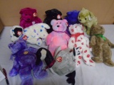 10 Pc. Group of Ty Beanie Buddies