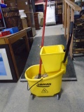 Like New Libman Rolling Mop Bucket w/ Mop