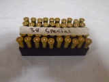 50 Round Box of .38 Special Bullets