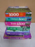 6pc Group of Jigsaw Puzzles