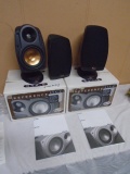 Like New Pair of KlipschRSX-5 Two-Way Satellite Speaker w/Boxes and Manuals