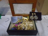 Jewelry Box Filled w/ Jewelry