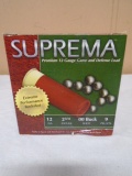 25 Round Box of Suprema 12 Ga Shotgun Shells