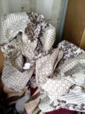 Giant Box of Misc. fabrics and home décor items