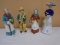 4 Pc. Group of Bisque and Porcelain Figurines