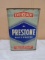 Antique Prestone Anti-Freeze 1 Gallon Metal Can