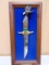 Sovereign of the Skies Bowie Knife w/Wall Display