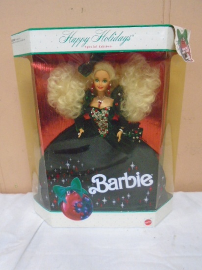 1991 Happy Holidays Barbie Doll