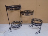 4 Tier Metal Folding Plant Stand