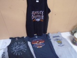 4pc Group pf Ladies Harley Davidson Shirts