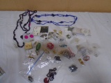 Large Group of Ladies Cosmetume Jewelry