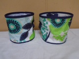 (2) Like New Thirty-One Round Tote Bags