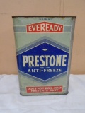 Antique Prestone Anti-Freeze 1 Gallon Metal Can