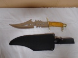 Chain Maille Bowie Knife w/Sheath