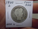 1900 S Mint Barber Half Dollar