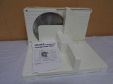 Rival Fold Up Electric Meat Slicer w/ Manaul