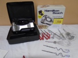 Hamilton Beach 6 Speed Hand Mixer w/ Storage Case and Attachments