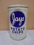 Vintage Jays Potato Chip Metal Can
