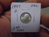 1947 D Mint Dime
