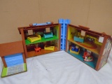 Vintage Fisher Price Playhouse w/ Acccesories