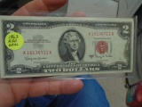 1963 2 Dollar Red Seal Note