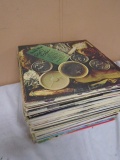Large Stack of LP Records