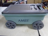 Ames Rolling Lift Top Garden Seat
